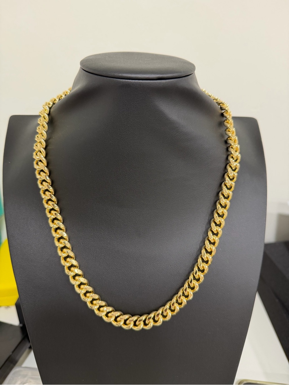 14K Gold Plated Curb Chain Necklace